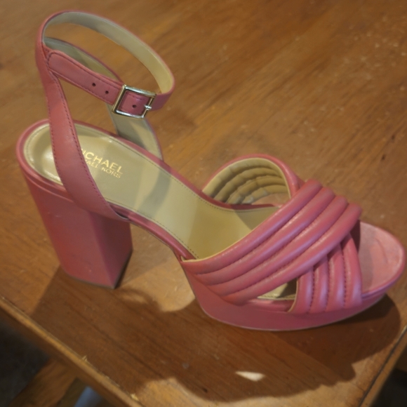 MICHAEL Michael Kors Royce Quilted Leather Platform Sandal - Picture 13 of 14